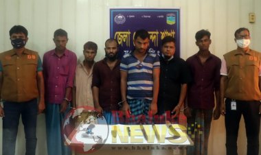 ময়মনসিংহে  ছয়জন ডাকাত গ্রেপ্তার